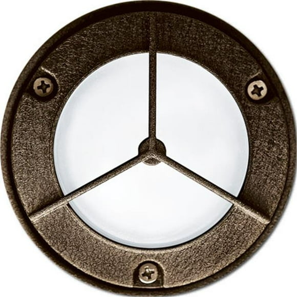 Dabmar Lighting LV704-BZ Cast Aluminum Surface Mount Brick, Step, Wall & Deck Light, Bronze - 3.88 x 3.88 x 1.67 in.