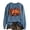 S01-Light Blue, variant on Sweatshirt for Women Oversized Vintage Pumpkin Spice Letter Graphic Crew Neck Long Sleeve Fall Casual Halloween Loose Pullover Tops Beige L