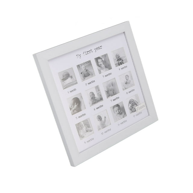 Baby First Year Photo Frame, Newborn Monthly Photo Frame Precious Compact 12 Months For Baby Birthday Gift For Baby Growth Record