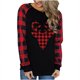 thumbnail image 4 of Pntutb - Camiseta holgada con estampado de moda para mujer, blusa de manga larga, cuello redondo, tops casuales Pntutb Pntutb-1609, 4 of 8