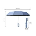 thumbnail image 2 of Fully Automatic Sunscreen Umbrella Buckle Portable Thickened Folding Sunscreen Umbrella, 2 of 4