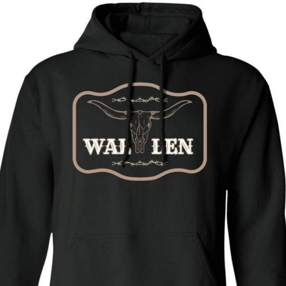 Wallen Longhorn Skull Pullover Hoodie