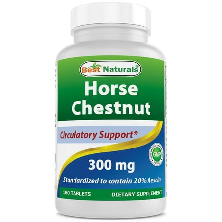Best Naturals Horse Chestnut Extract 300 mg 180 (Best Home Remedy For Laryngitis)