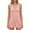 Pink, variant on Women's Sleeveless V Neck A Line Summer Dress - Flowy, Casual, Flax Fabric - S-XL