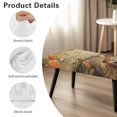 thumbnail image 6 of Whosucclay Sloth Butterfly Floral Print Stretch Dining Bench Cover Easy to Clean Bench Chair Slipcovers Removable Dining Chair Cover, Washable Bench Seat Protector for Living Room, Bedroom, 6 of 7
