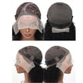 thumbnail image 2 of Short Curly Bob Wig Brazilian Human Hair Curly Side Part Lace Front Wig 180% Density, 2 of 7