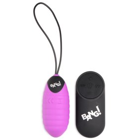 Bang! Swirl Silicone Egg Purple
