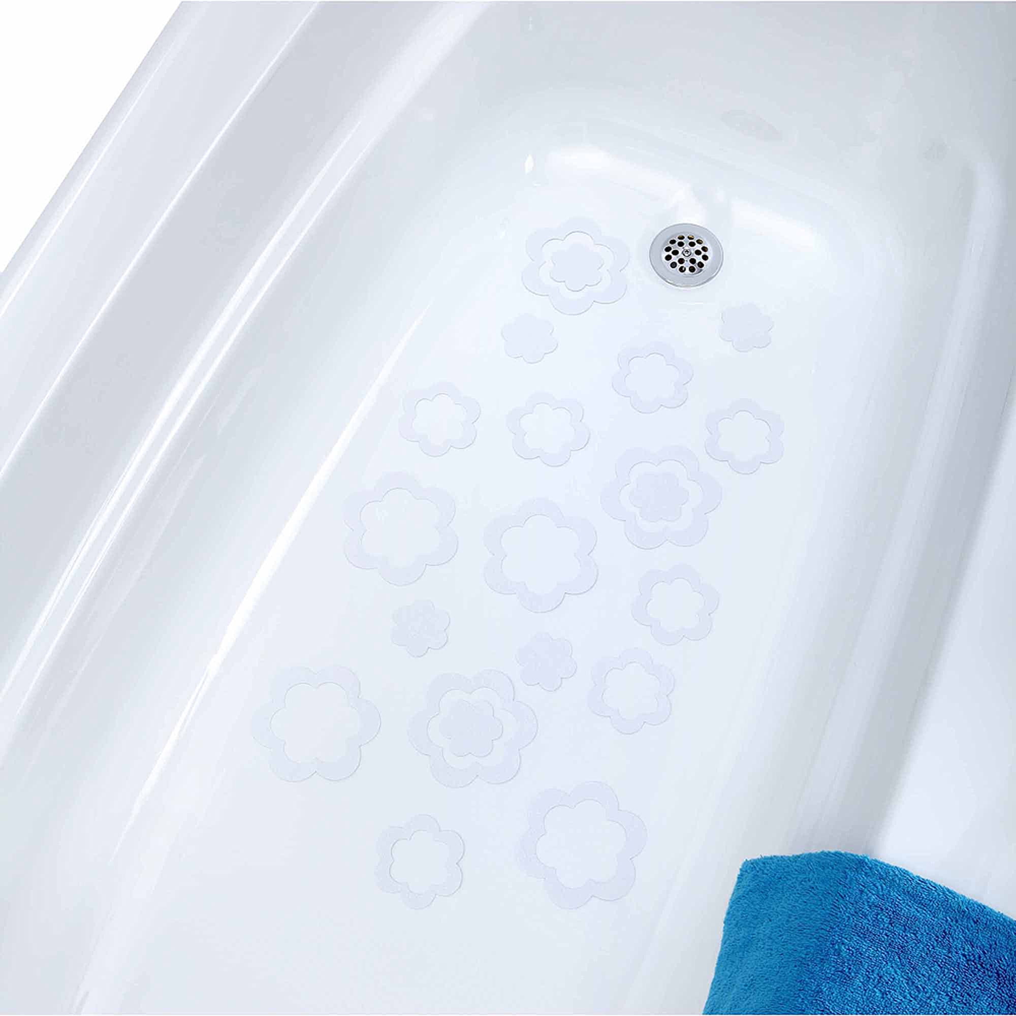 Clear YHLCSQ Soft As Grass Bath Mats Shower and Tub Mat Foot Scrubber Non-Slip Anti-Bacterial Machine Washable PVC Suction Rectangle 25/×14 inch footmat