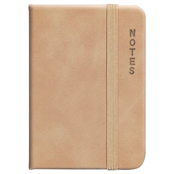 Small Pocket Notebook,Scrub Pocket Notebook,Pocket Notebook Blank,Leather Pocket Notebook,Hard Cover,Pocket Notebook,Ruled/Lined,3.94 x 2.76 In,Mini Pocket Size A7 NoteBook,Thick Reinforced Paper