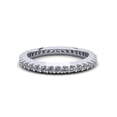 thumbnail image 2 of Natural .70Ct Round Cut Brilliant Diamond Stackable Women's Anniversary Wedding Eternity Band Ring Solid 950 Platinum F VS2, 2 of 3