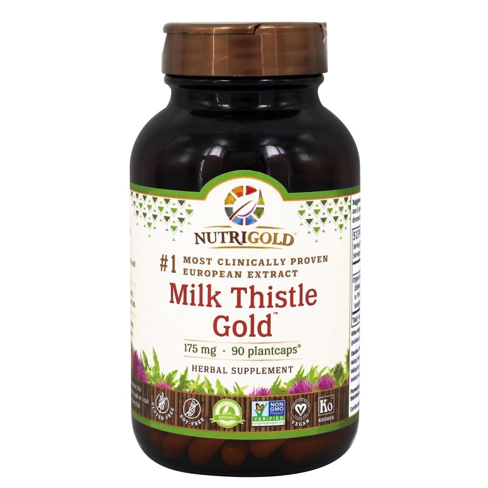 Nutrigold Milk Thistle Gold 175 mg. 90 Plantcaps