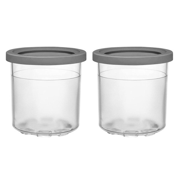Taza de pintas de helado con tapa Tarro de helado a prueba de fugas Accesorios de cocina (H)