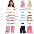thumbnail image 3 of Generic Girls Sweatpants Baggy Barrel Pants Teen Wide Leg Open Bottom Casual Drawstring Soft Sweat Pant Straight Leg Joggers Pockets, 3 of 8