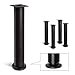 thumbnail image 3 of AKB Hardware Ensemble de 4 Pieds de Sofa en Métal à Hauteur Réglable – Design Rond Moderne, Acier Durable, Pieds Torsadables Réglables, Assemblage Facile (12 Pouces H Noir), 3 of 4