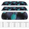 thumbnail image 2 of HAHDAXIA Pineapple Pattern Fruit Bedding Solid Comforter Set for All Seasons,3 Pieces(1 Comforter+2 Pillowcases),Soft Microfiber Bedding Set Queen(90"x90"), 2 of 7