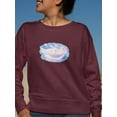 thumbnail image 2 of Manga Girl In Bathtub Sweatshirt Women -Image by Shutterstock, Female Large, 2 of 4