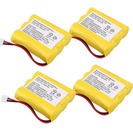 4X Home Phone Battery for Radio Shack: 43-472, 43-689, 43-733, 43-734, 43-9021, 960-2118, CS-90023, CS-90083, ET-1110, ET-3504, ET-3506, ET-3507, ET-689, ET-919, ET-927, ET-928