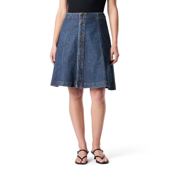 Levi Strauss Signature Women's Vintage Seamed Flounce Skirt
