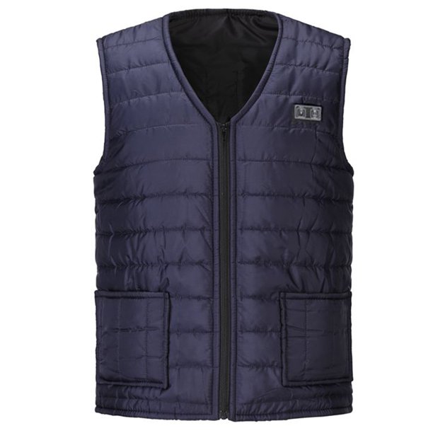 Chaleco Calefactor Eléctrico Chaleco calefactor de carga unisex lavable 3 niveles de calefacción para caza deportiva senderismo
