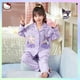 thumbnail image 1 of Anime Sanrioed Children's Pajamas Melody Kuromi Hello Kitty Spring Autumn Kawaii Girl Cotton Sleepwear Kids Loungewear Homewear, 1 of 5