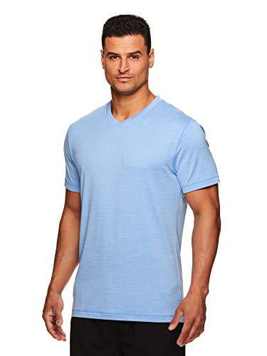 Short Sleeve Yoga & Workout Top Gaiam Mens Everyday Basic V Neck T Shirt