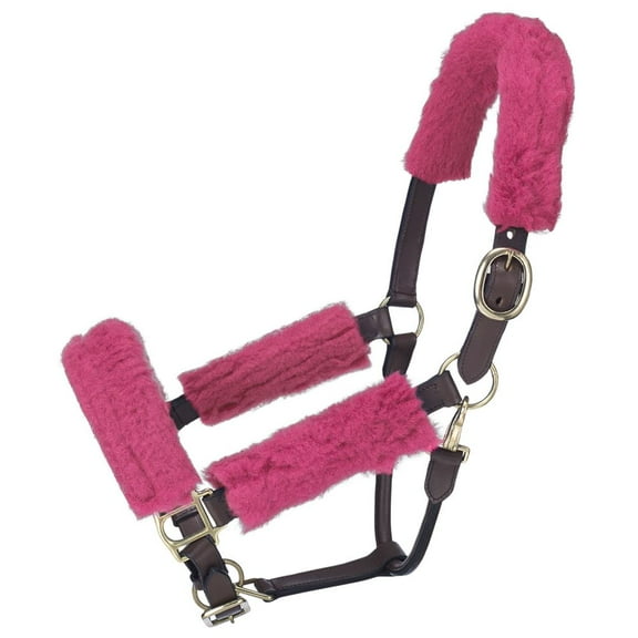 Tough-1 Padded Halter Set Fleece Purple Durable 4-Piece
