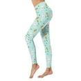 thumbnail image 2 of 2024 Women's Casual Stretchable Easter Printed Tight Lifting Fitness Yoga Leggings (1), 2 of 2