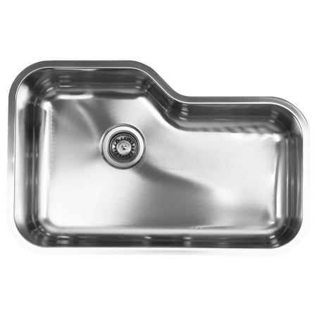 Ukinox Dx760 Single Basin Stainless Steel Undermount Kitchen Sink