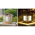 thumbnail image 2 of Solar Pole Headlight Outdoor, LED Solar Torch Light Gate Pole Light Fence Courtyard Wall Light Automatically Turn On When It Is Dark ,Saving Energy, 2 of 7