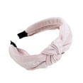 thumbnail image 2 of Cheers.US Women Fabric Hairband Twist Bow Knot Cross Headband Hair Band Ladies Headwrap, 2 of 3
