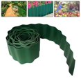 thumbnail image 1 of Rollo de borde de PP para paisajismo, bricolaje, multifuncional, para entornos de árboles, accesorios, borde de jardín Flexible impermeable verde 9mx10cm, 1 of 8