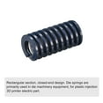 thumbnail image 3 of Unique Bargains Die Spring, 1 Pack 25mm OD 50mm Long Spiral Stamping Light Load Compression Die Springs, Blue, 3 of 5