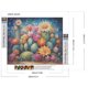 thumbnail image 2 of Pintura de diamante 5D DIY, kit de flor de Cactus con taladro redondo completo, decoración del hogar, 40x35cm, 2 of 9