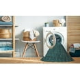 thumbnail image 2 of Ahgly Company Machine Washable Indoor Rectangle Transitional Charcoal Blue Area Rugs, 7' x 9', 2 of 7