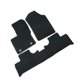 thumbnail image 4 of 3 alfombrillas para coche, revestimientos para suelo de coche, delanteras y traseras, fáciles de limpiar, protección negra resistente al desgaste para superficie de terciopelo DYNWAVEMX Alfombrillas de automoción, 4 of 8