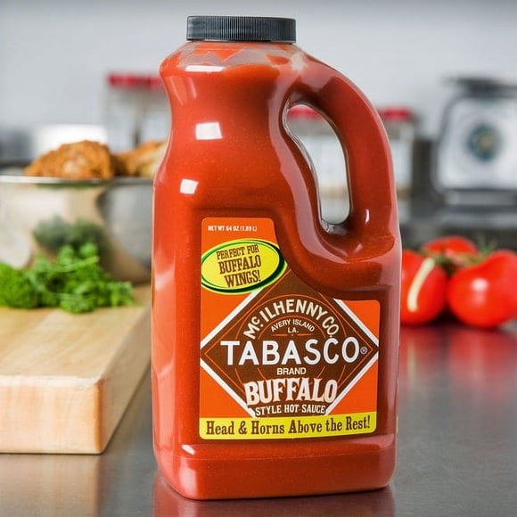 TABASCO 64 oz. Buffalo Style Hot Sauce Large Bulk
