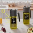thumbnail image 2 of Pulverizador de aceite Gelibo 2 en 1, 500 ml/17 oz, bloquea la luz, verde oscuro, 2 of 9