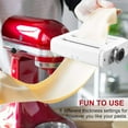 thumbnail image 2 of QualitChoice Spaghetti Maker Stainless Steel Attachment Restaurant Supplies Noodle Roller Manual Multi-functional Kitchen Tools S/shredder, 2 of 6