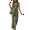 Military green, variant on Womens Jumpsuits Dressy Summer Sleeveless U-Neck Casual Wide Leg Long Pants Rompers 2025 black XL