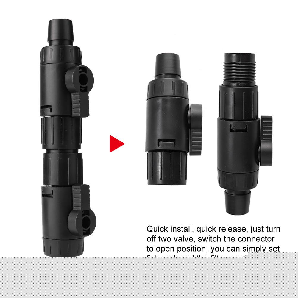thumbnail image 2 of TOPINCN Fish Tank Valve,Fish Tank Aquarium Hose Valve Pipe Valve Quick Release Connector, Water Flow Control Valve, 2 of 7