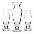 thumbnail image 3 of Lillian Rose Glass 3 Piece Vase Unity Sand Ceremony Set, 2.5x2.5x8.25, Clear, 3 of 3