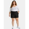 thumbnail image 2 of Athletic Works Women's and Women’s Plus ButterCore Soft Performance Gym Shorts, Available in 1, 2 and 5-Pack, Sizes XS-4X, 2 of 6