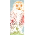thumbnail image 2 of Cusson, Marie Elaine 8x14 Gold Ornate Wood Framed with Double Matting Museum Art Print Titled - Snowy Owl panel rainbow, 2 of 4