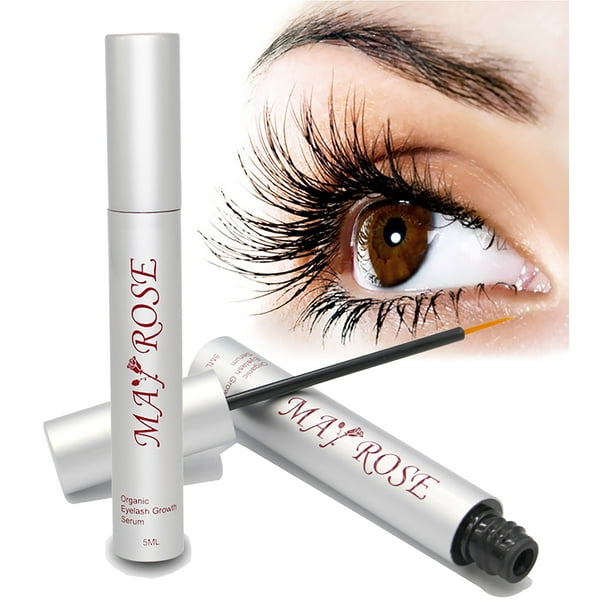 May Rose Eye Eyelash Growth Enhancer Serum for Long Ticker Lashes and  Eyebrow Irritation Free (Eyelash Growth Serum, 5mL)