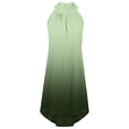 thumbnail image 3 of Gibobby Vestido de verano casual para mujer Vestidos de verano de las mujeres para el cuello halter Sundress Flowy sin mangas Hasta la rodilla Vestido de playa(Verde,CH), 3 of 4