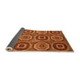 thumbnail image 2 of Ahgly Company Indoor Rectangle Abstract Orange Modern Area Rugs, 4' x 6', 2 of 4