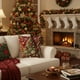 thumbnail image 5 of Seyotauo Red Christmas Pillow Covers 18x18 Farmhouse Christmas Decorations Snowman Wreath Santa Claus Tree Merry Christmas Holly Jolly Winter Holiday Decor Throw Cushion Case for Home Couch, 5 of 6
