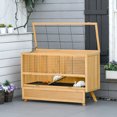 thumbnail image 2 of PawHut 47" Rabbit Hutch Indoor, Elevated Bunny Cage with Tray Top Access, 2 of 10
