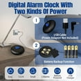 Vibrating Alarm Clock For Heavy Sleepers, Bed Shaker Under Pillow For