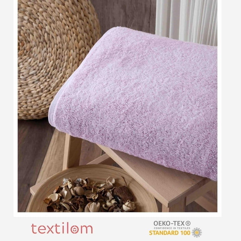 TEXTILOM 100% Turkish Cotton Oversized Luxury Bath Sheets, Jumbo & Extra Large Bath Towels Sheet for Bathroom and Shower with Ma